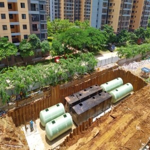 ?？诮鸬赜篮突▓@地塊-污水中水回用處理工程